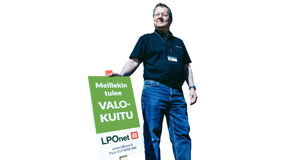 Valokuituliittymän hiilidioksidipäästöt ovat puoli promillea keskivertosuomalaisen hiilijalanjäljestä