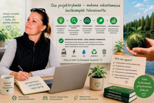 LPOnet DG siktar på ny Ekokompass-certifiering för hela koncernen – expertstöd från en studerande vid SYKLI