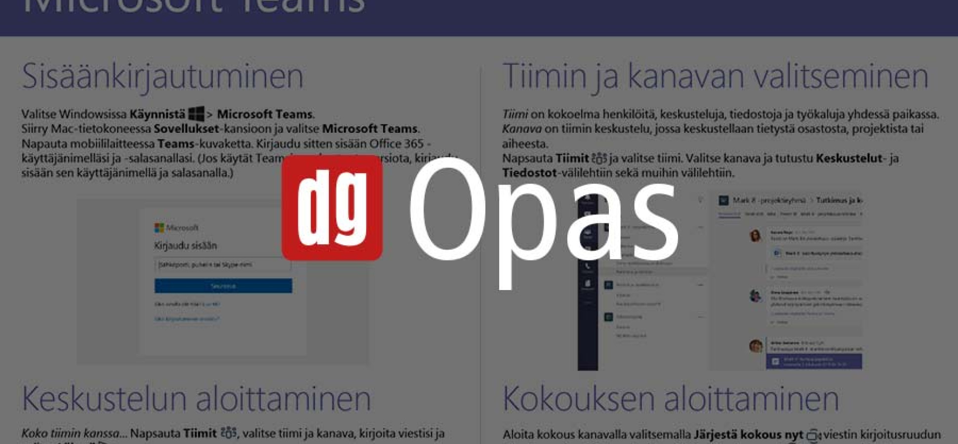 Teamsin perusteet: näin saat yhteistyökalun haltuun nopeasti